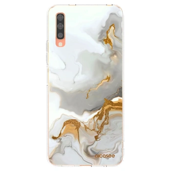 Picasee Samsung Galaxy A70 A705F Hülle - Transparentes Silikon - Her