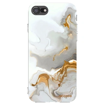 Picasee Apple iPhone 8 Hülle - Transparentes Silikon - Her