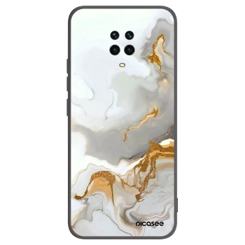 Picasee Xiaomi Redmi Note 9S Hülle - Schwarzes Silikon - Her