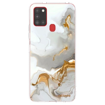 Picasee Samsung Galaxy A21s Hülle - Transparentes Silikon - Her