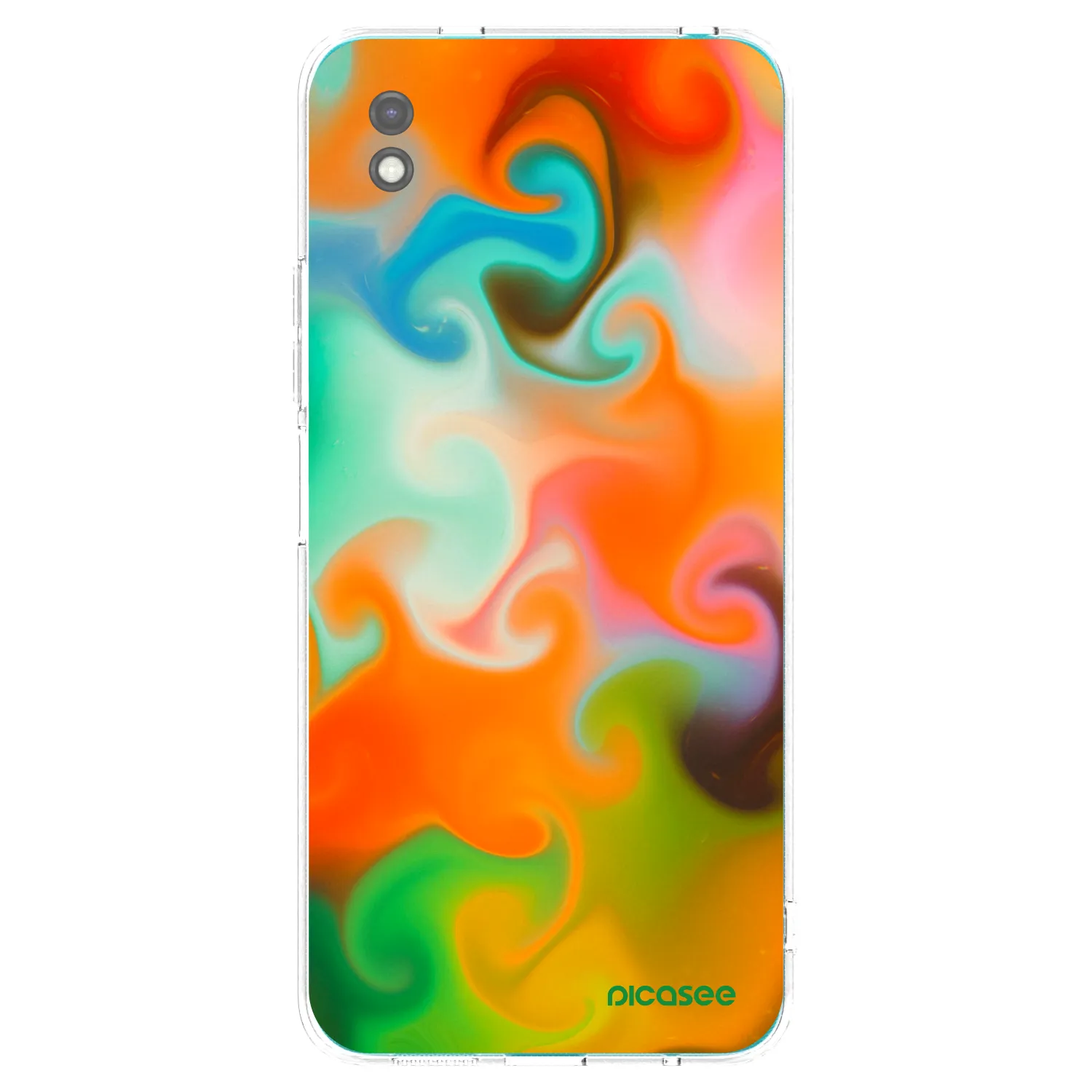 Picasee Xiaomi Redmi 9A Hülle - Schwarzes Silikon - Juice