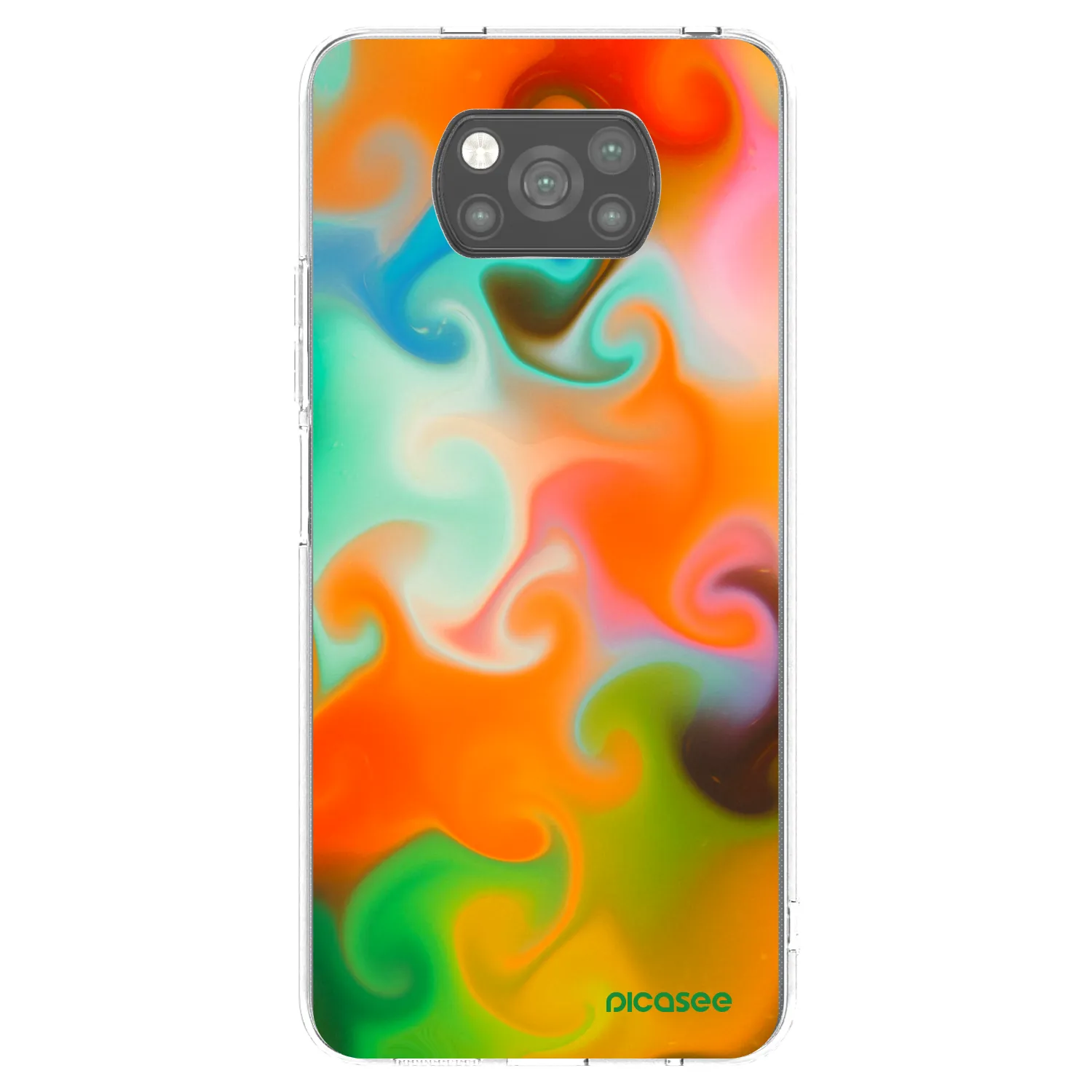 Picasee Xiaomi Poco X3 Hülle - Schwarzes Silikon - Juice