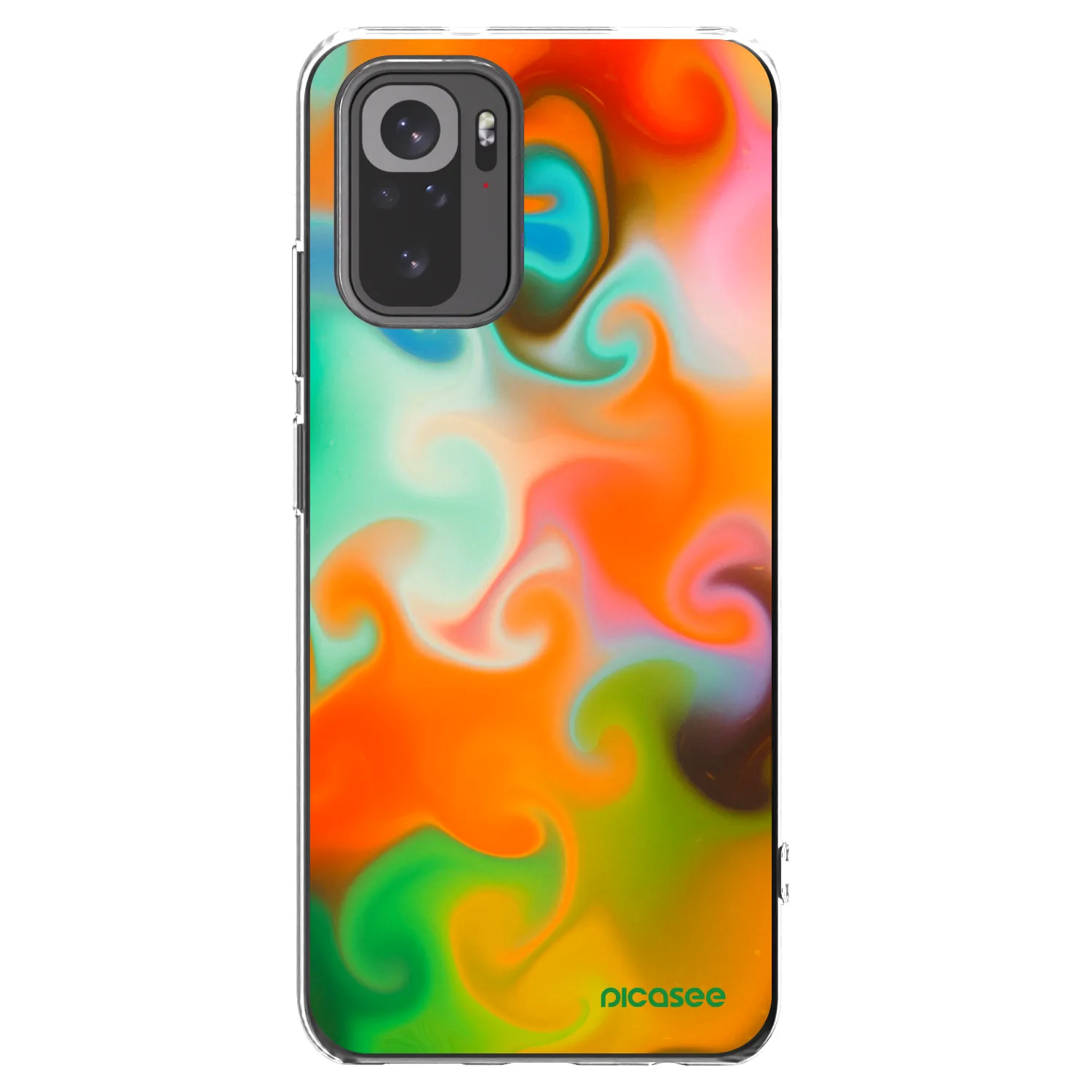 Picasee Xiaomi Redmi Note 10 Hülle - Transparentes Silikon - Juice