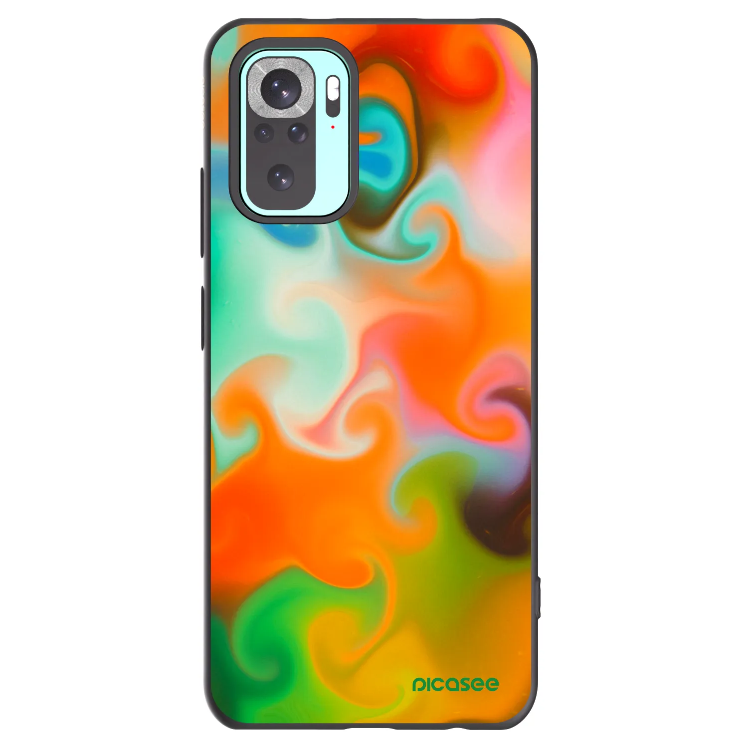 Picasee Xiaomi Redmi Note 10 Pro Hülle - Schwarzes Silikon - Juice