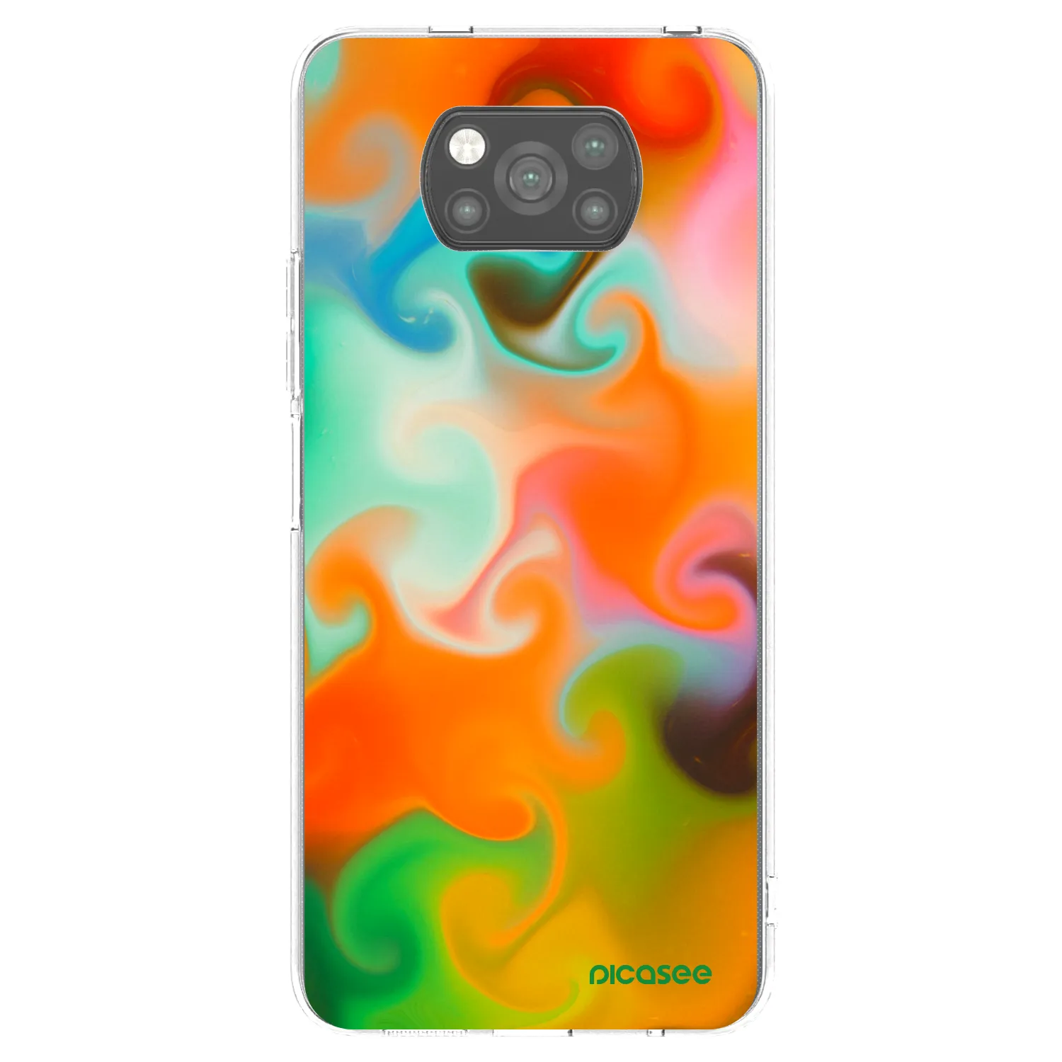 Picasee Xiaomi Poco X3 Pro Hülle - Schwarzes Silikon - Juice