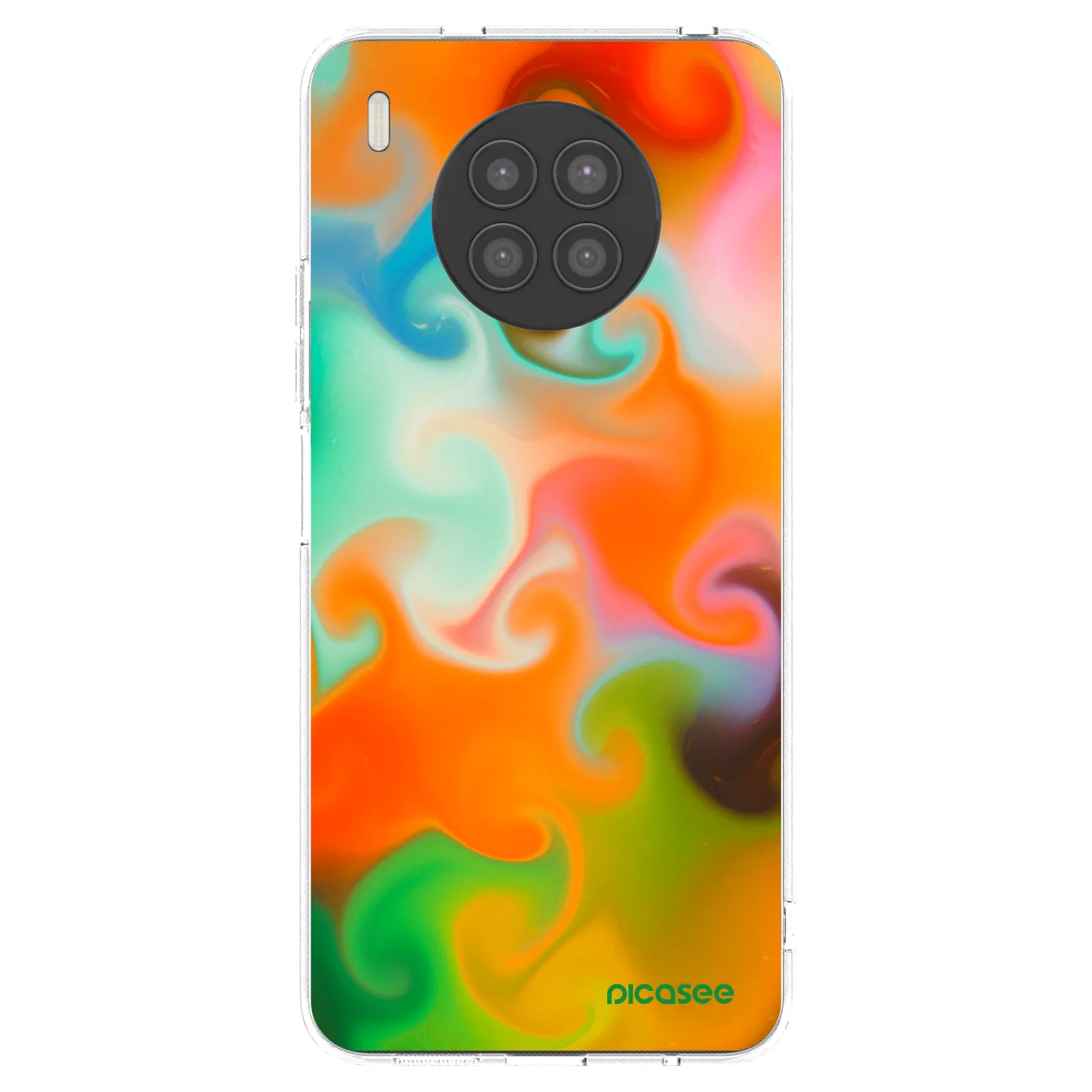 Picasee Huawei Nova 8i Hülle - Transparentes Silikon - Juice