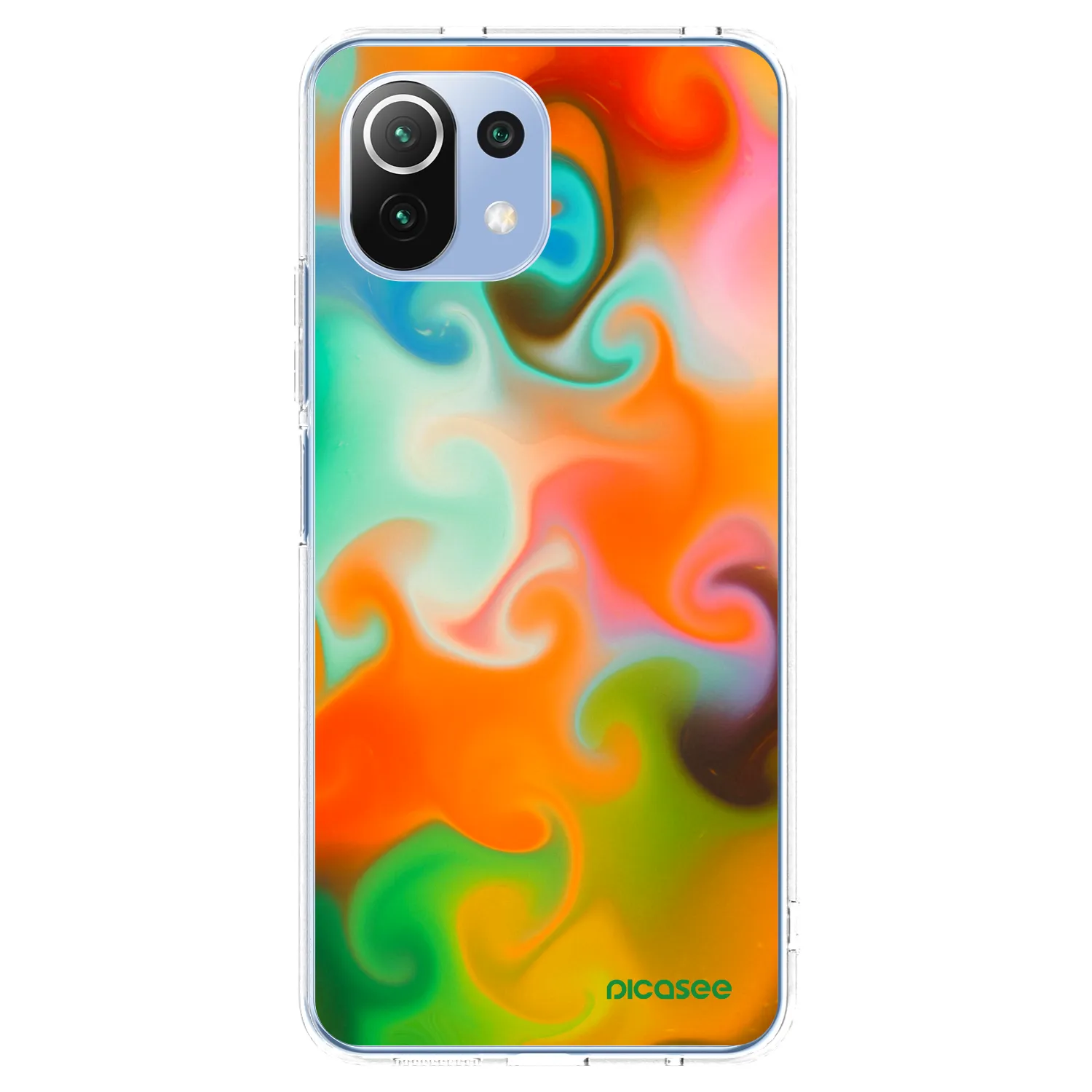Picasee Xiaomi 11 Lite 5G NE Hülle - Transparentes Silikon - Juice