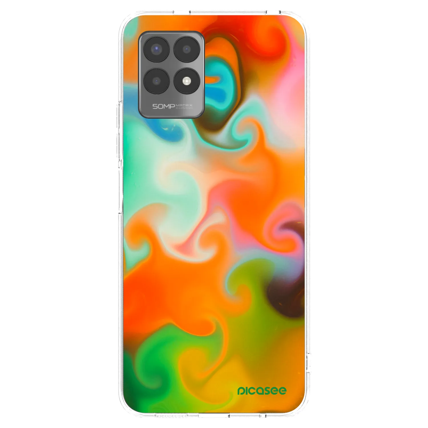 Picasee Realme 8i Hülle - Transparentes Silikon - Juice