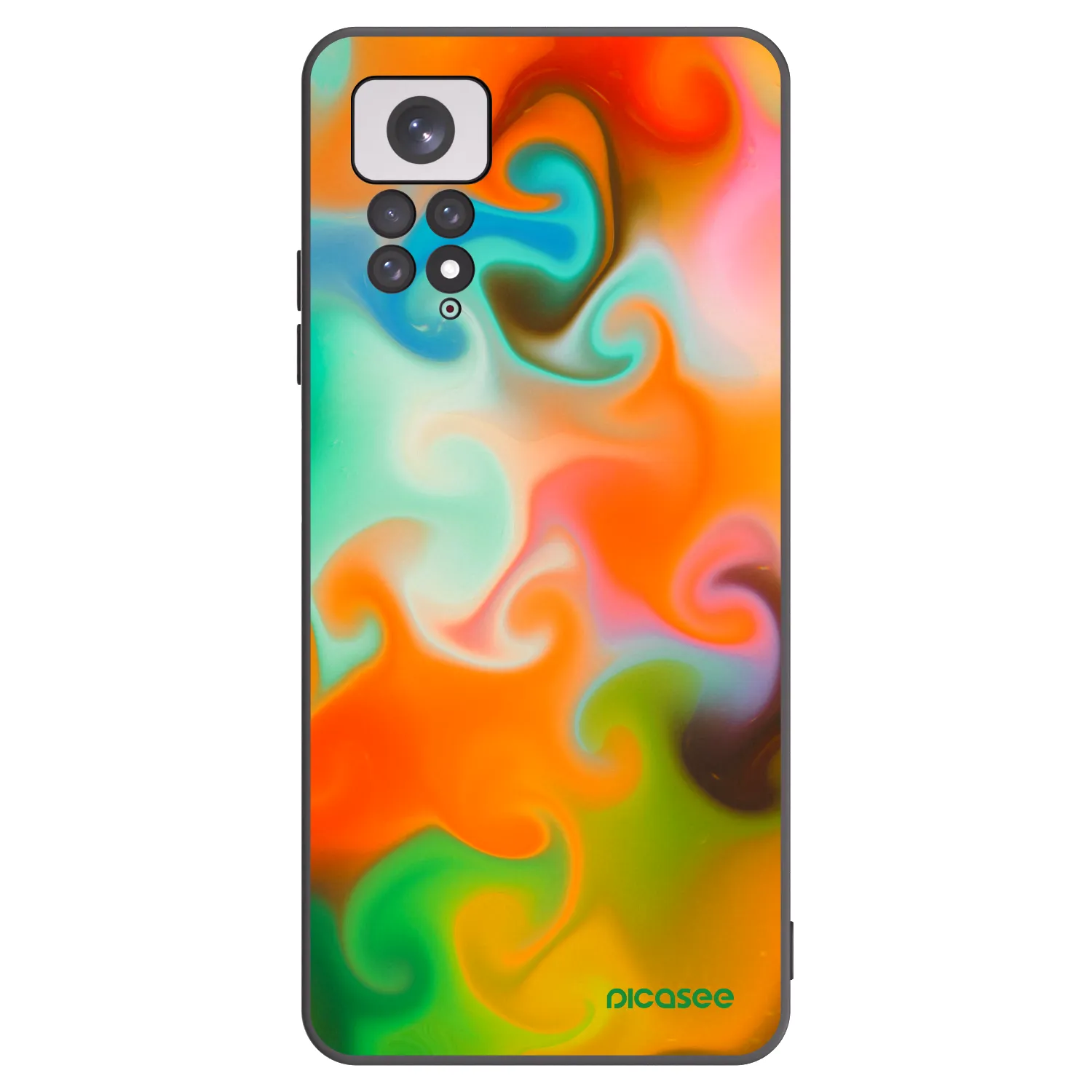 Picasee Xiaomi Redmi Note 11 Hülle - Schwarzes Silikon - Juice