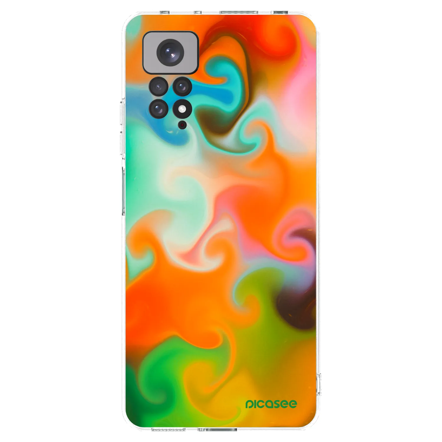 Picasee Xiaomi Redmi Note 11S 4G Hülle - Transparentes Silikon - Juice