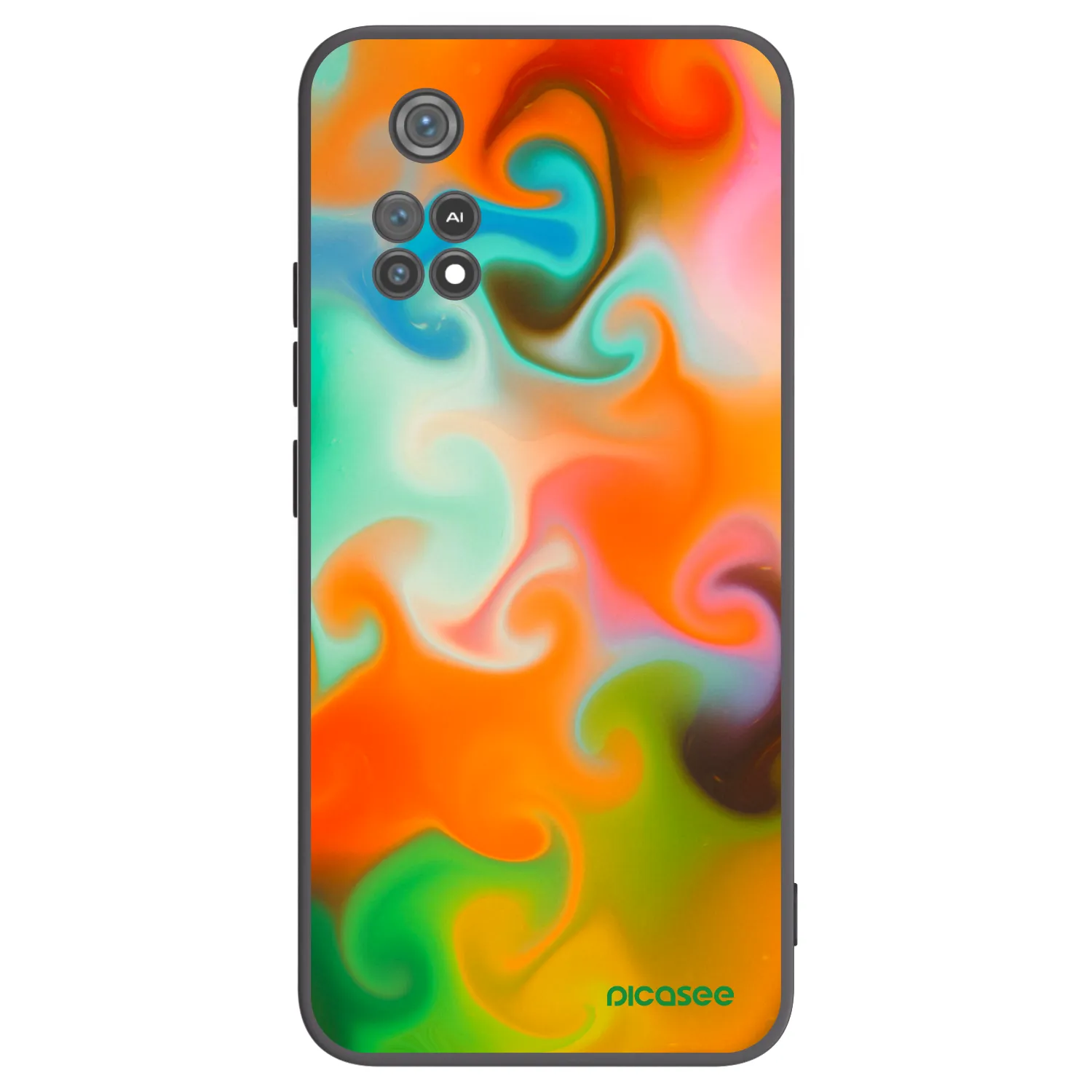 Picasee Xiaomi Poco M4 Pro Hülle - Schwarzes Silikon - Juice