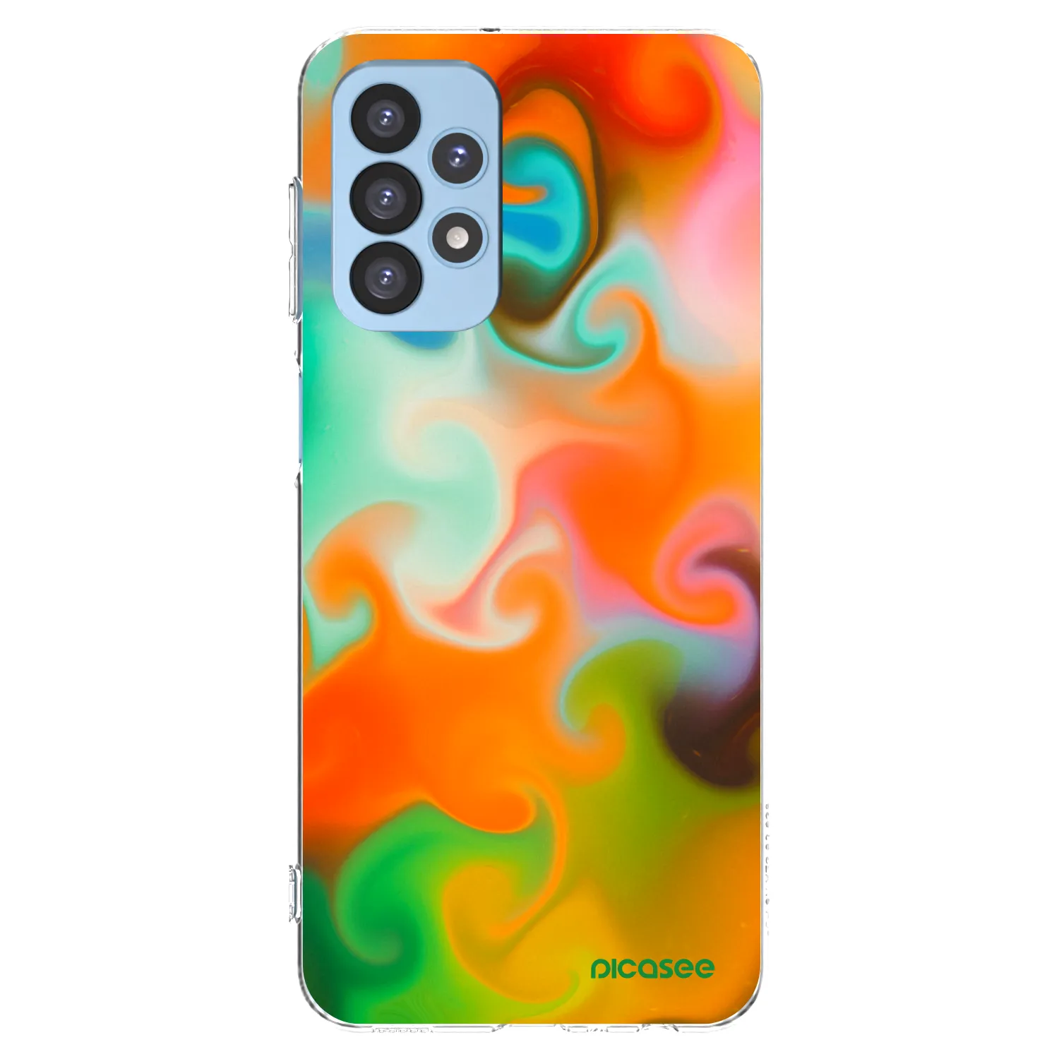 Picasee Samsung Galaxy A23 A235F 4G Hülle - Transparentes Silikon - Juice