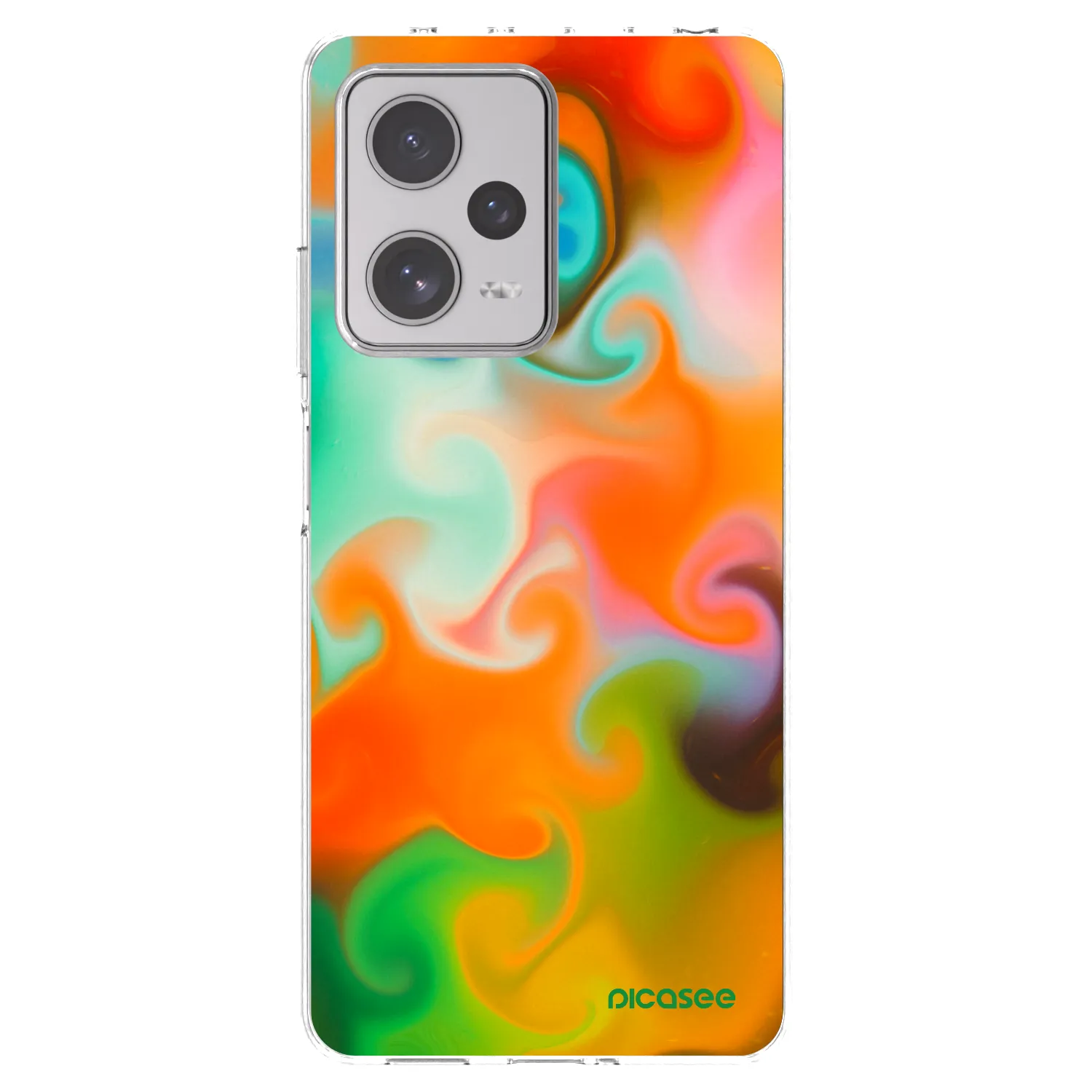 Picasee Xiaomi Redmi Note 12 Pro+ 5G Hülle - Transparentes Silikon - Juice