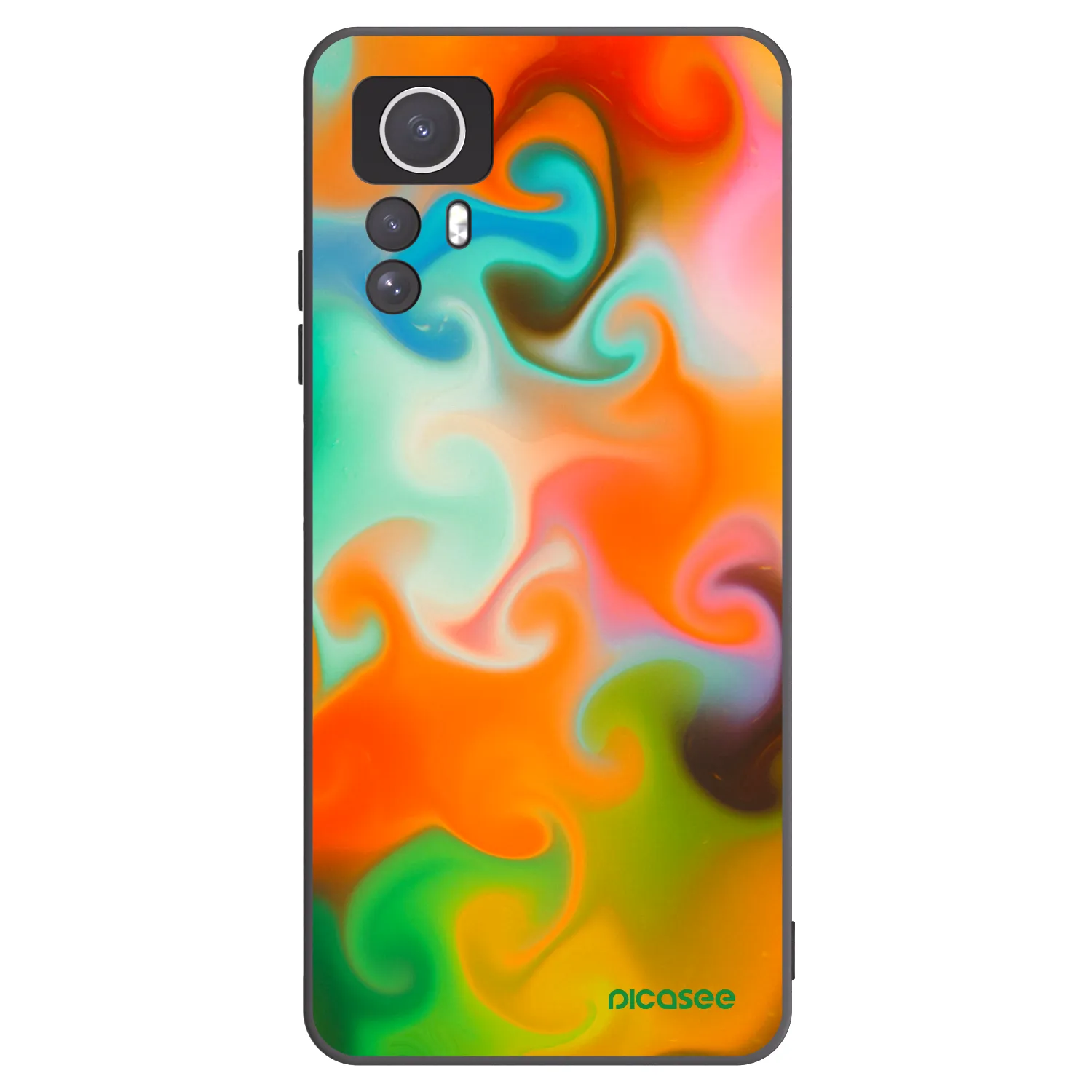 Picasee Xiaomi Redmi Note 12S Hülle - Schwarzes Silikon - Juice