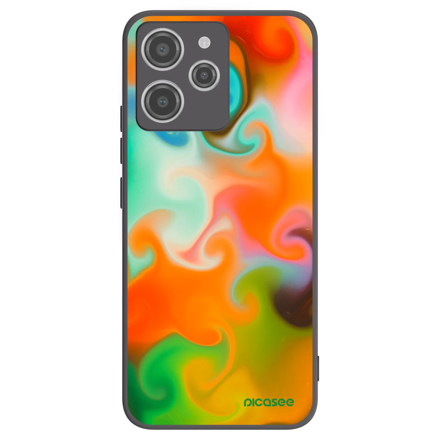 Picasee Xiaomi Redmi 12 4G Hülle - Schwarzes Silikon - Juice