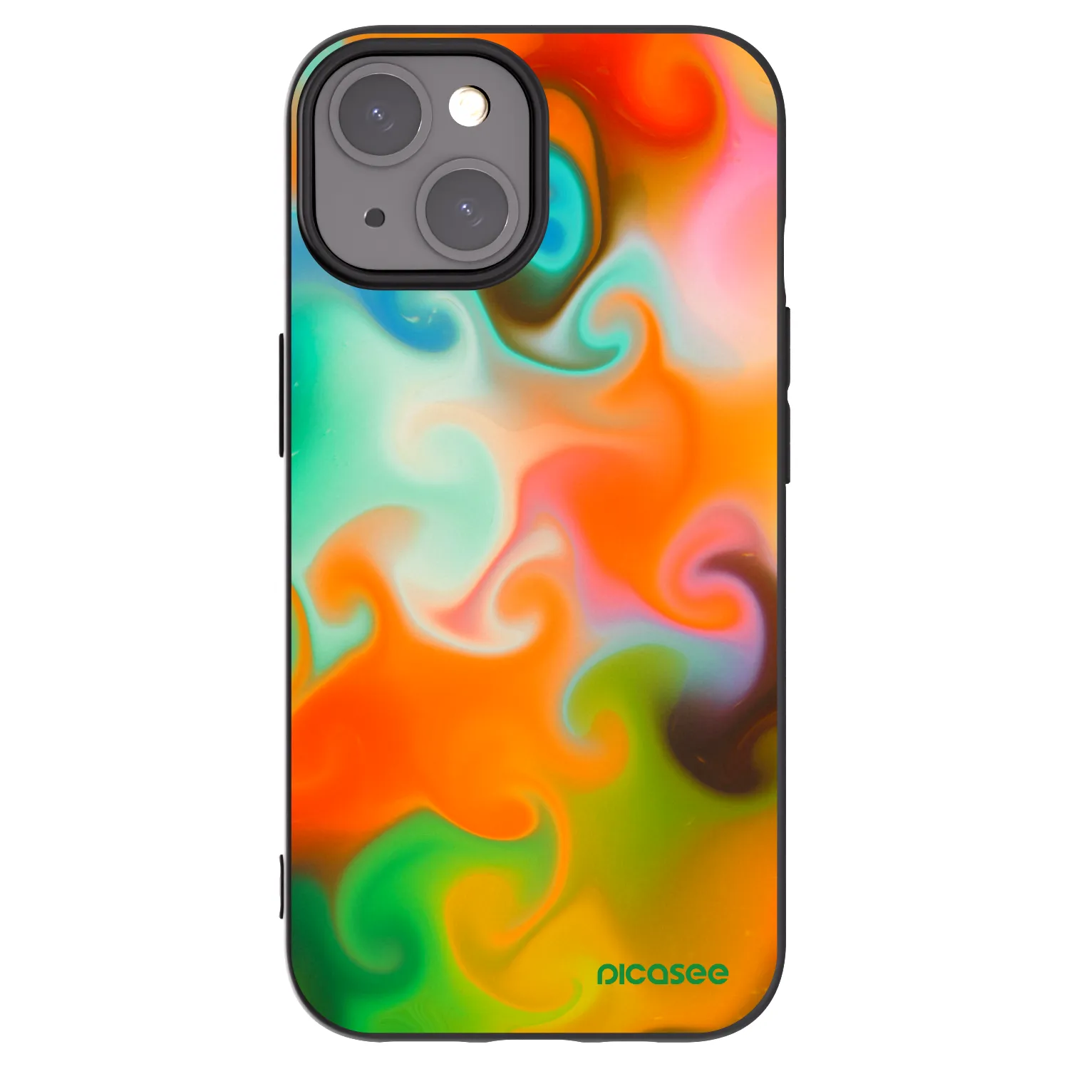 Picasee Apple iPhone 15 Hülle - Schwarzes Silikon - Juice