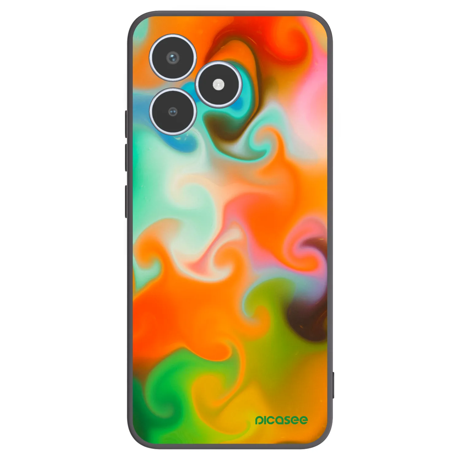 Picasee Realme C53 Hülle - Schwarzes Silikon - Juice