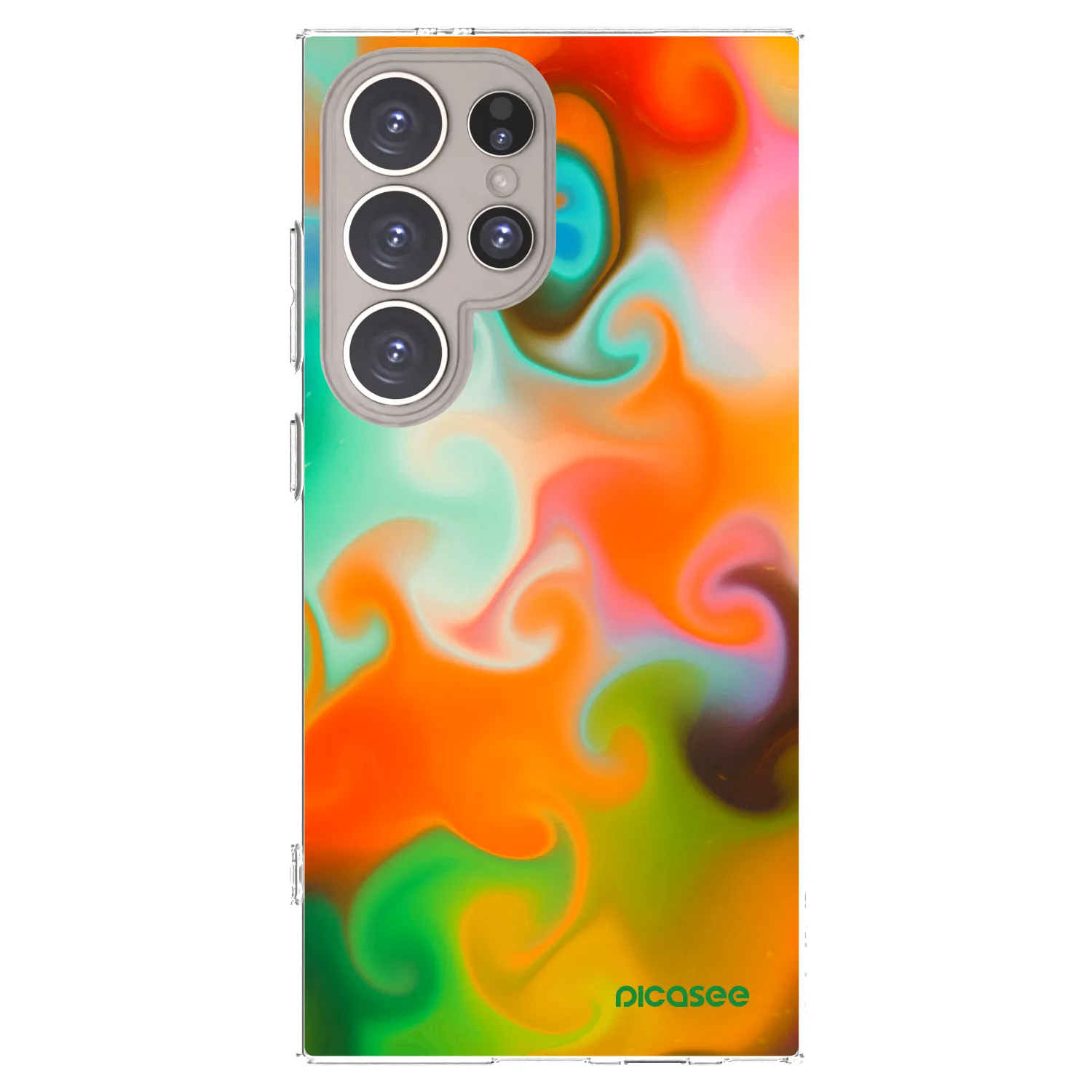 Picasee Samsung Galaxy S24 Ultra S928B 5G Hülle - Transparentes Silikon - Juice