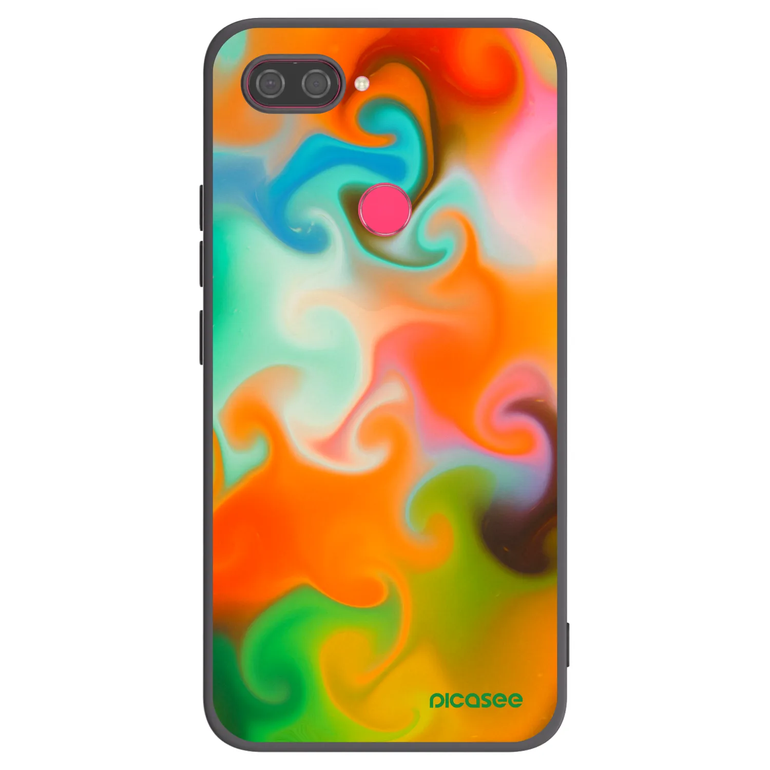 Picasee Xiaomi Mi 8 Lite Hülle - Schwarzes Silikon - Juice