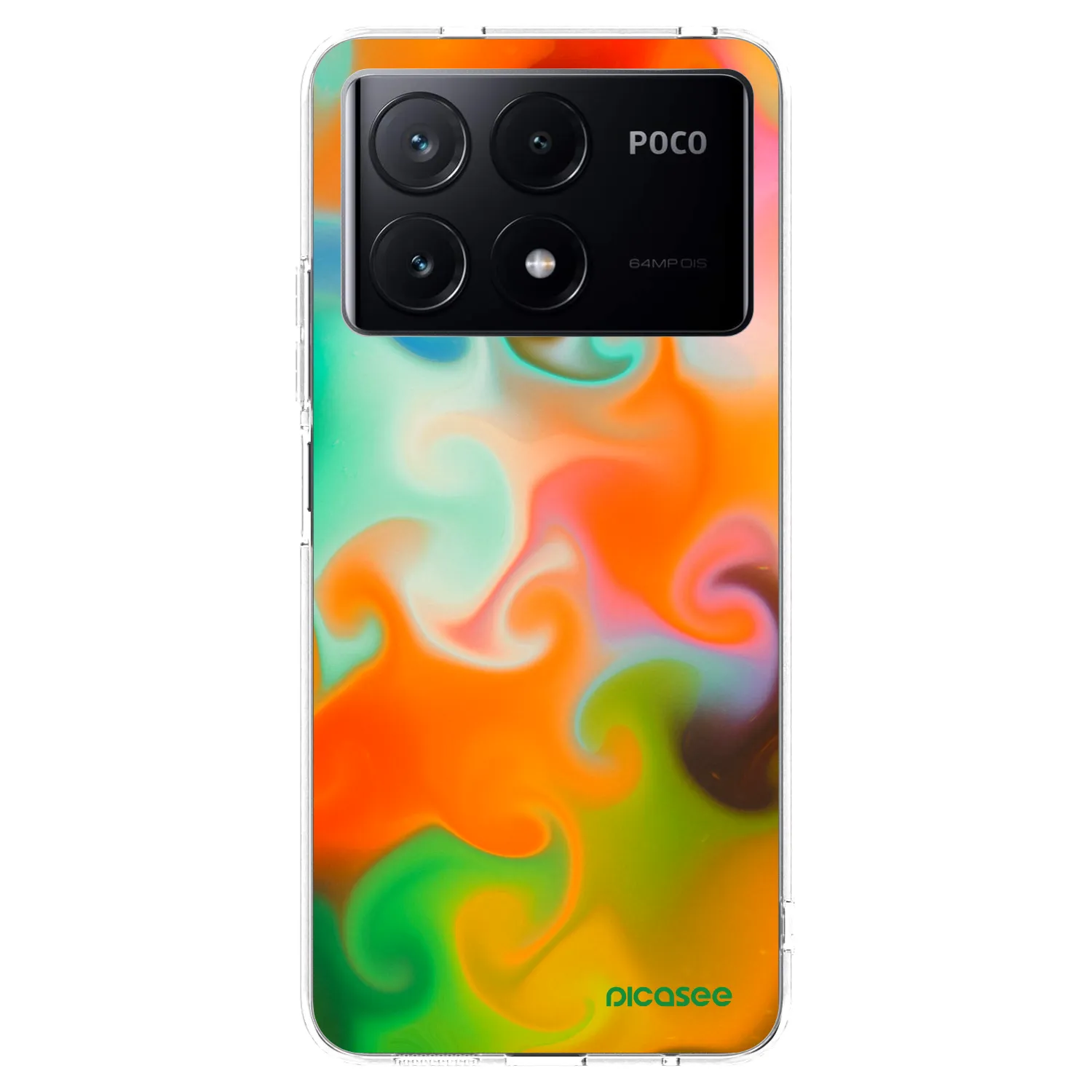 Picasee Xiaomi Poco X6 Pro Hülle - Transparentes Silikon - Juice
