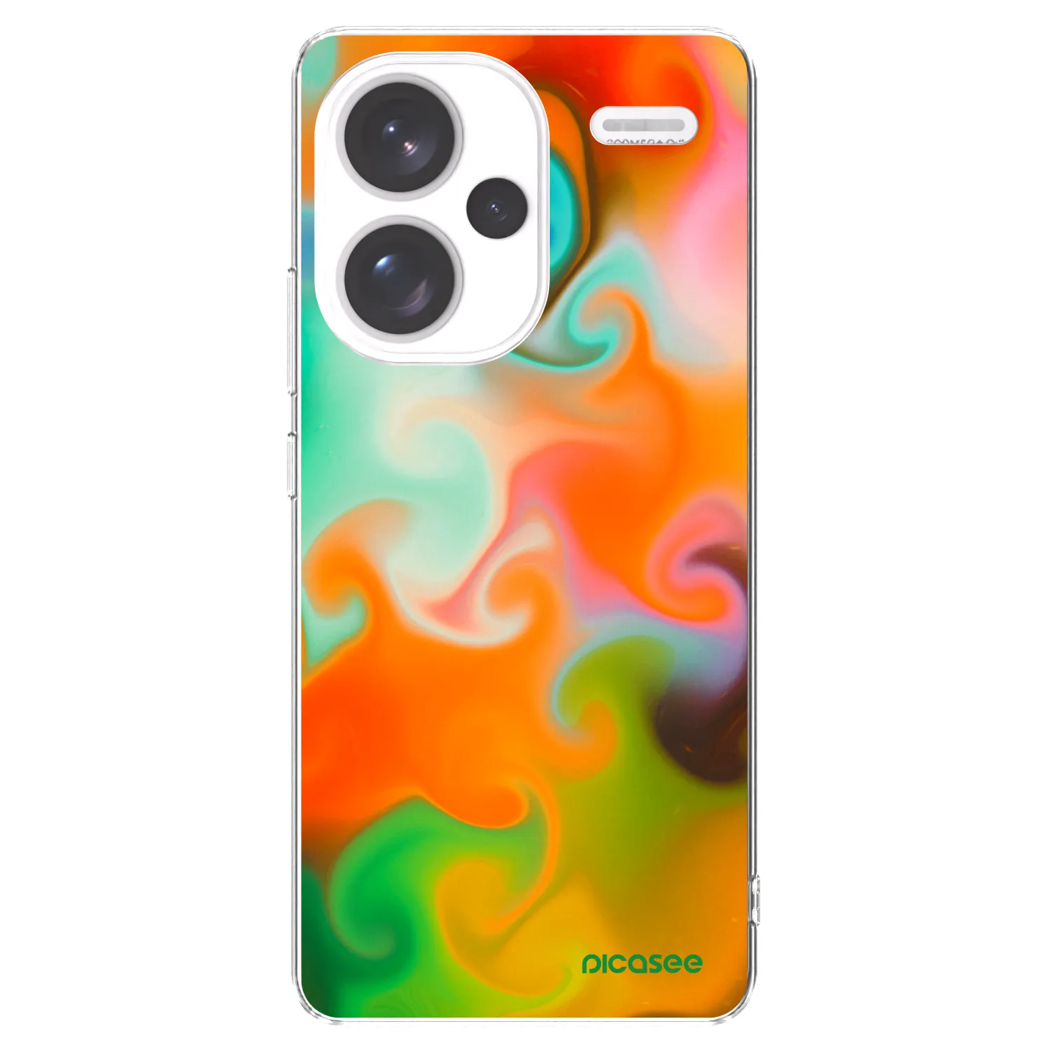 Picasee Xiaomi Redmi Note 13 Pro+ 5G Hülle - Transparentes Silikon - Juice