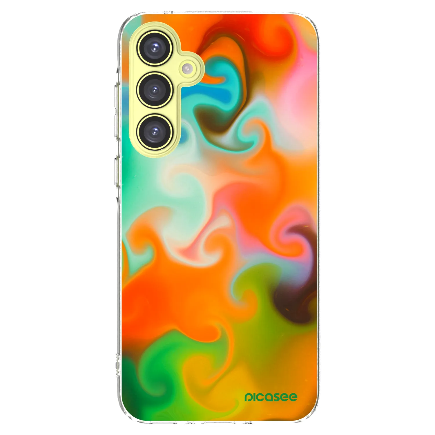 Picasee Samsung Galaxy A35 5G A356B Hülle - Transparentes Silikon - Juice