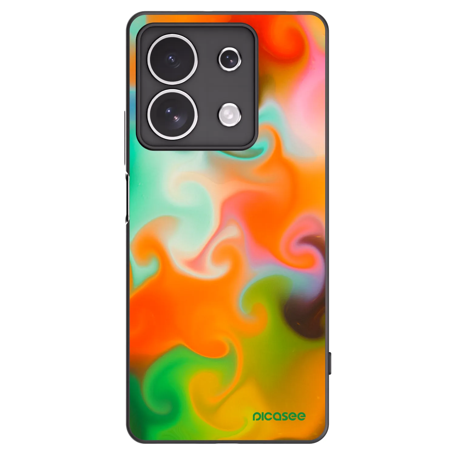 Picasee Xiaomi Redmi Note 13 4G Hülle - Schwarzes Silikon - Juice