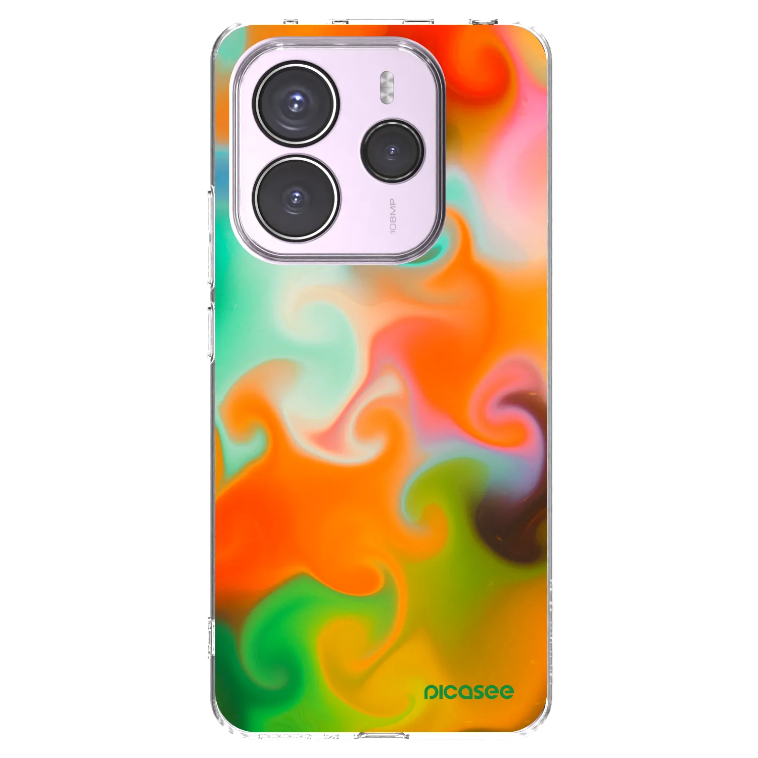 Picasee Xiaomi Redmi Note 14 5G Hülle - Transparentes Silikon - Juice