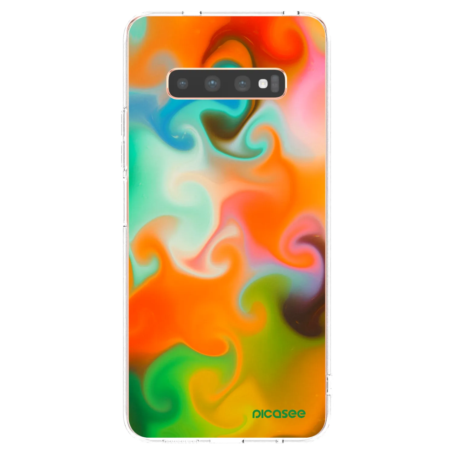 Picasee Samsung Galaxy S10 Plus G975 Hülle - Transparentes Silikon - Juice