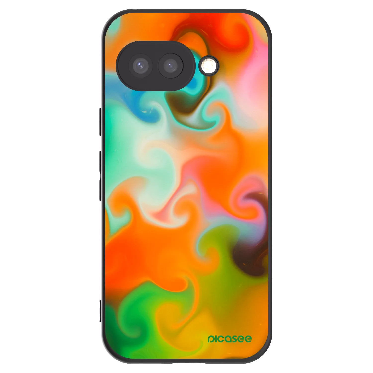 Picasee Google Pixel 9a Hülle - Schwarzes Silikon - Juice