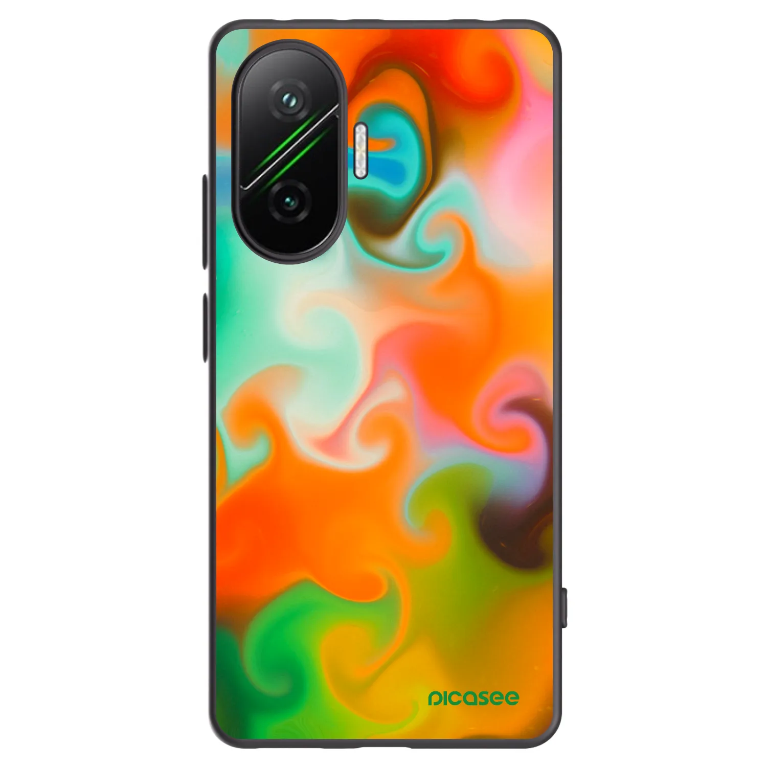 Picasee Xiaomi Poco F7 Pro 5G Hülle - Schwarzes Silikon - Juice