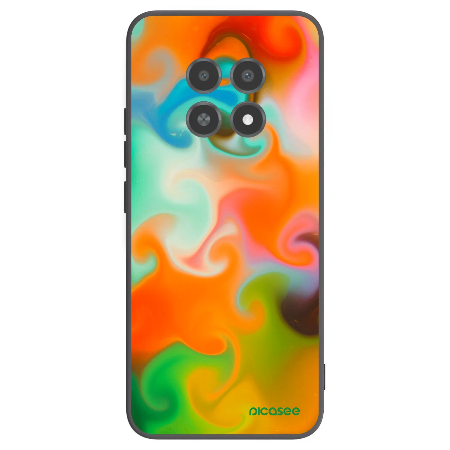 Picasee Realme 12X Hülle - Schwarzes Silikon - Juice