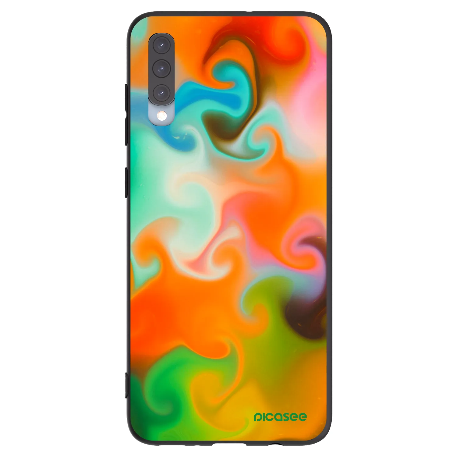 Picasee Samsung Galaxy A70 A705F Hülle - Schwarzes Silikon - Juice