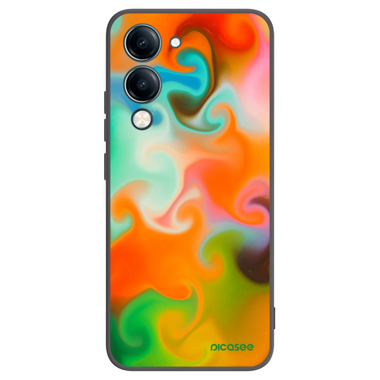 Picasee Vivo Y29s 5G Hülle - Schwarzes Silikon - Juice