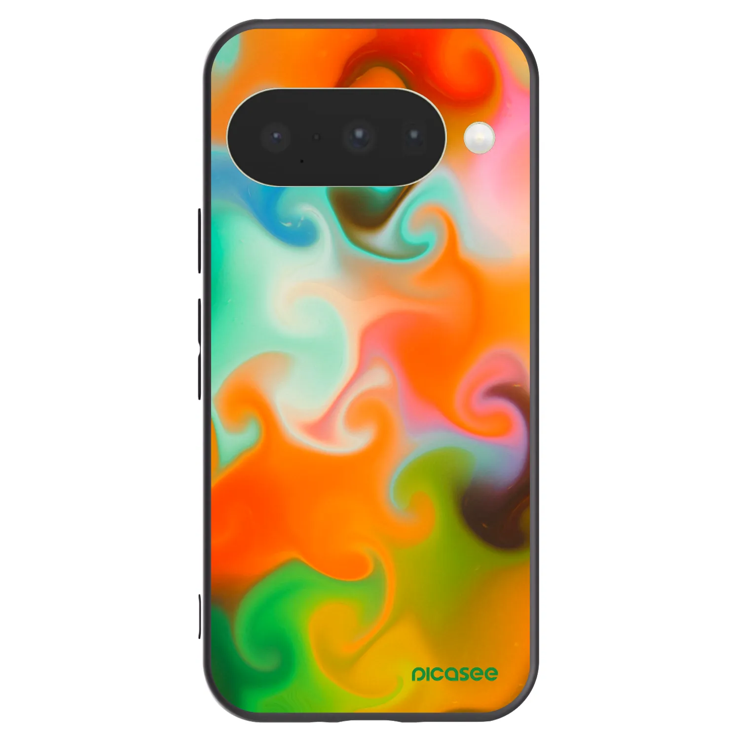Picasee Google Pixel 10 Hülle - Schwarzes Silikon - Juice