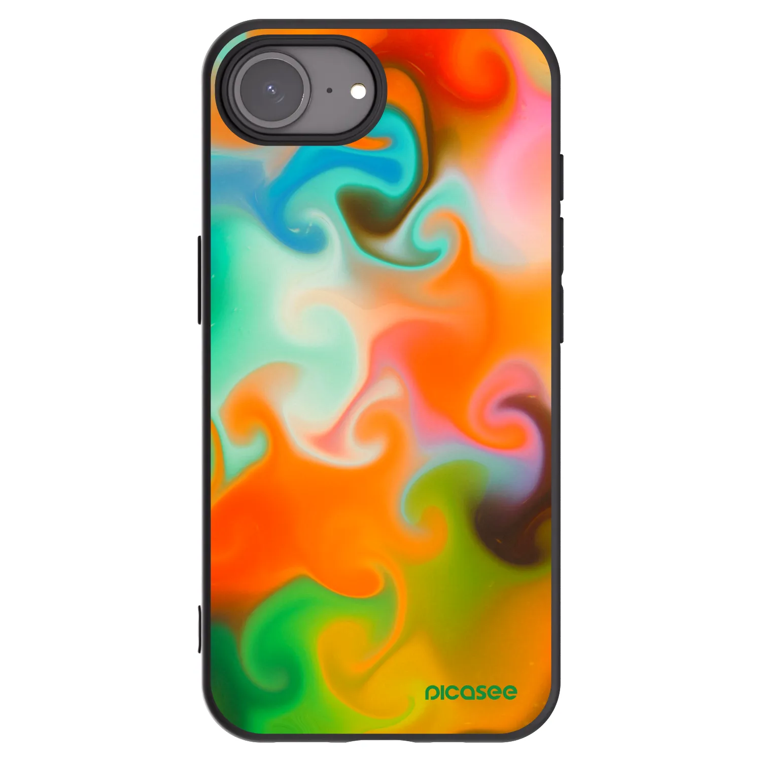 Picasee Apple iPhone 17e Hülle - Schwarzes Silikon - Juice