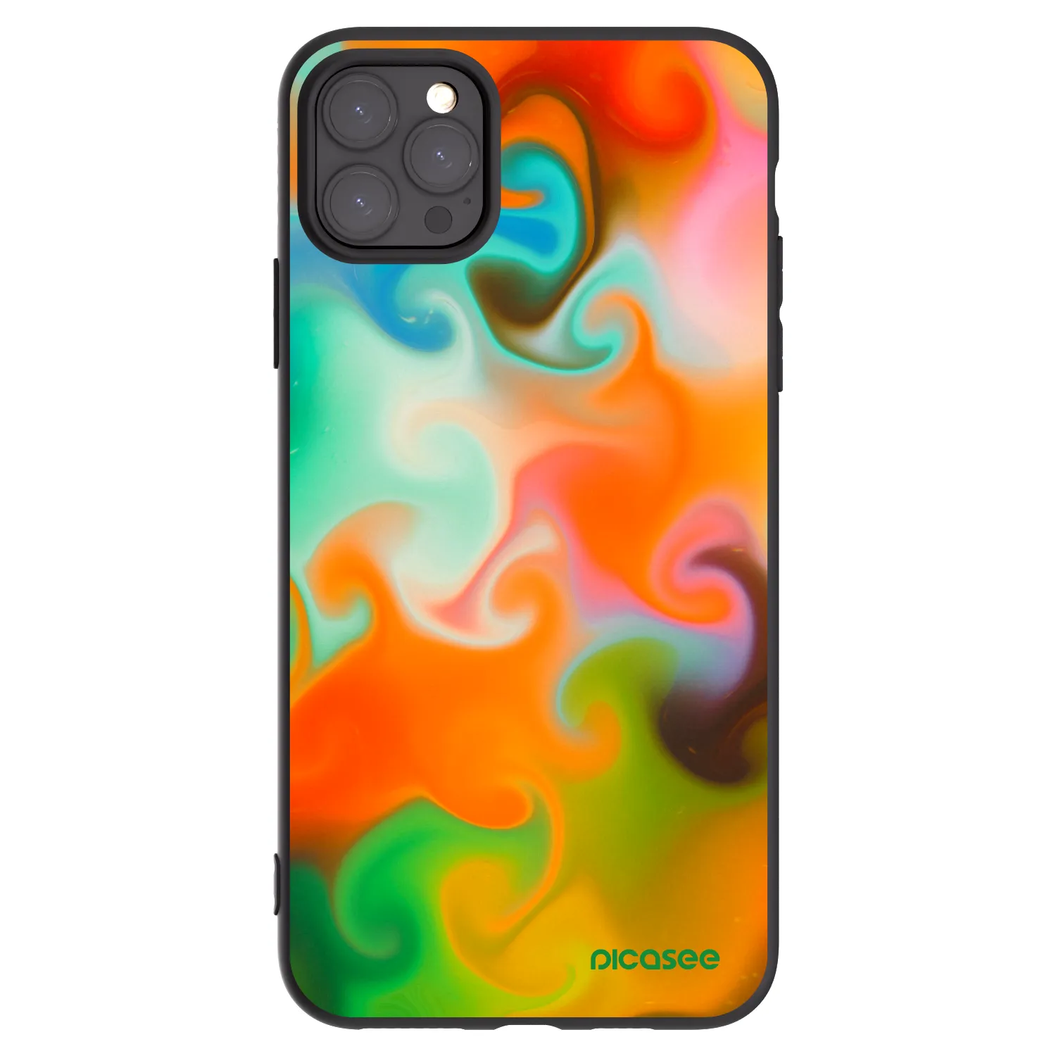 Picasee Apple iPhone 11 Pro Max Hülle - Schwarzes Silikon - Juice
