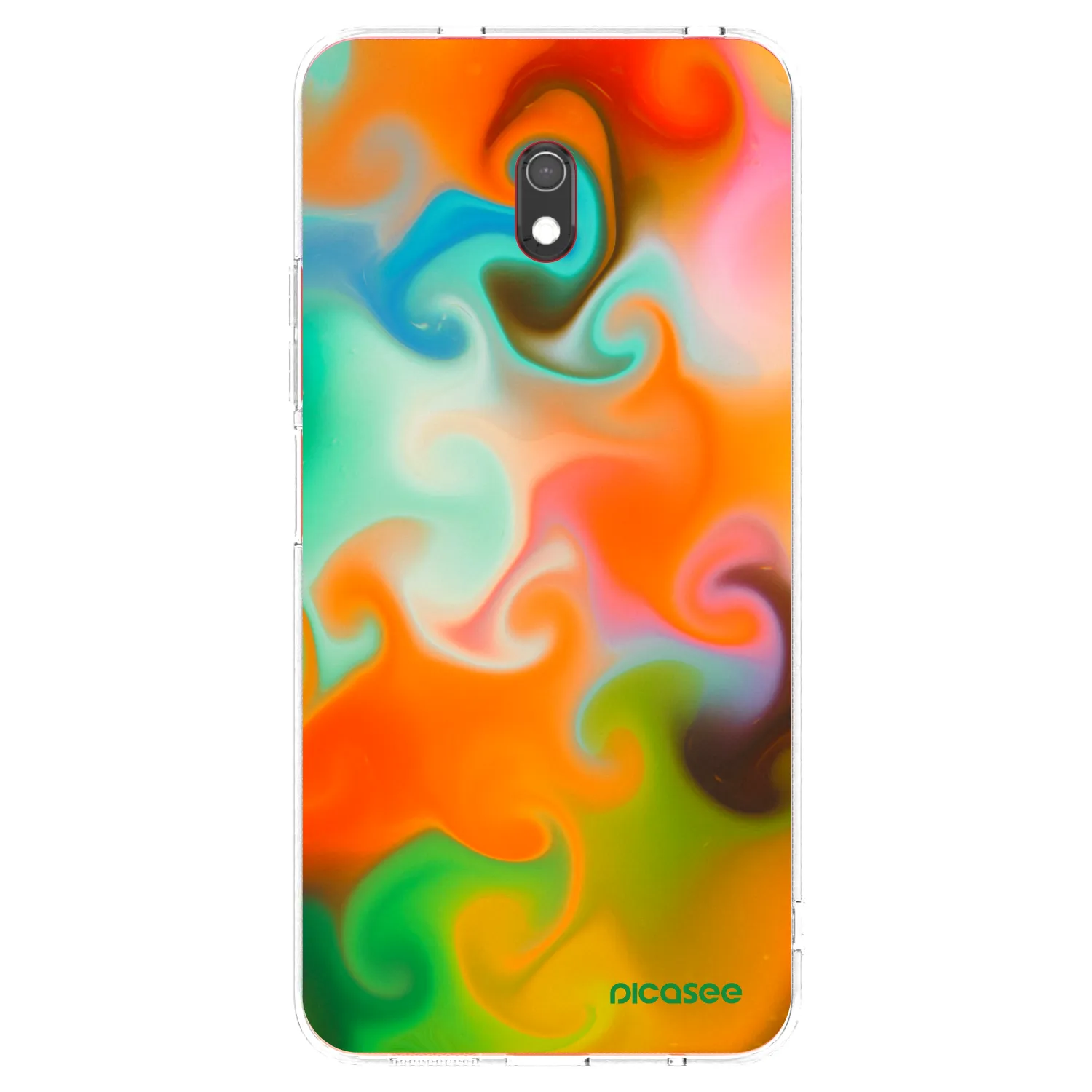 Picasee Xiaomi Redmi 8A Hülle - Transparentes Silikon - Juice