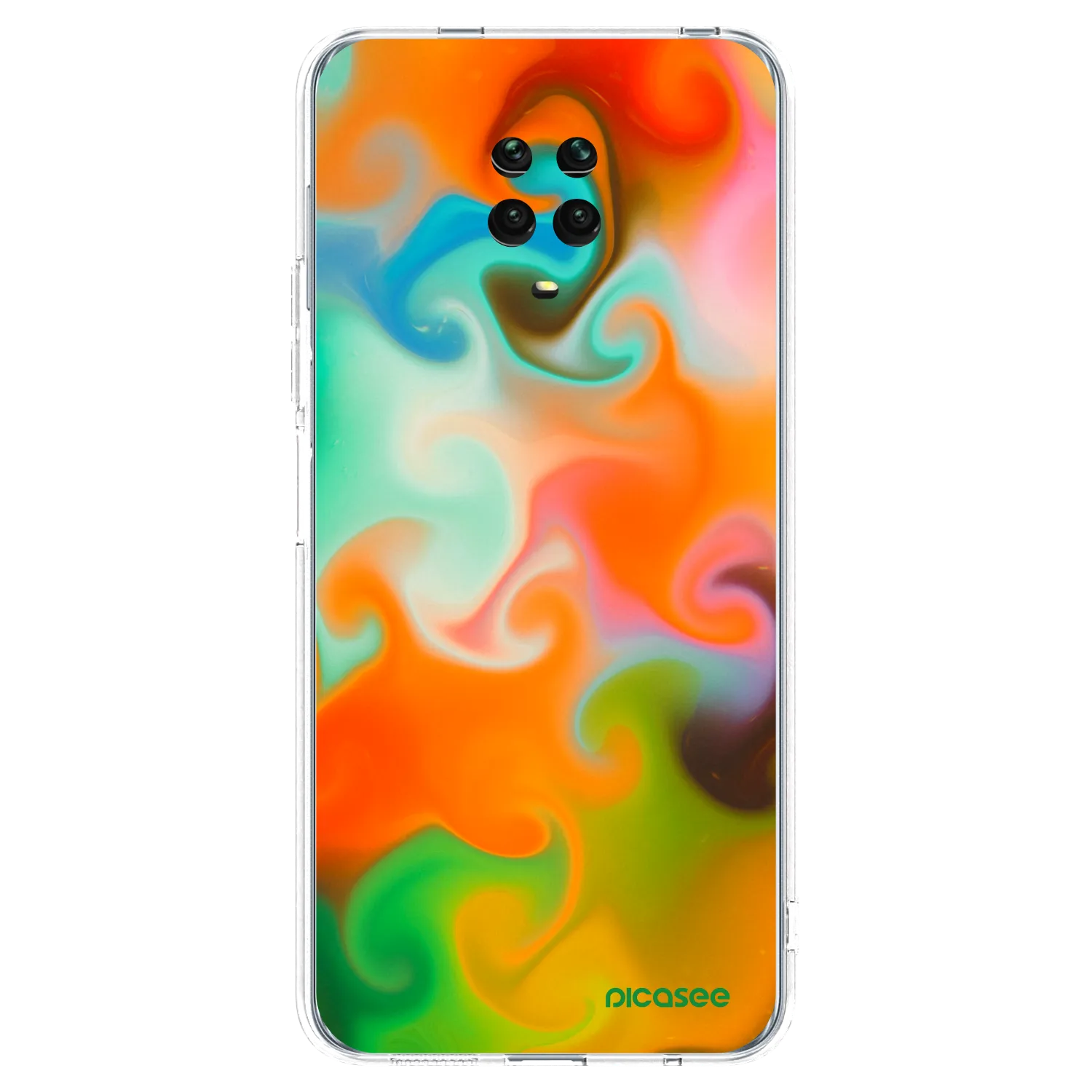 Picasee Xiaomi Redmi Note 9 Pro Hülle - Transparentes Silikon - Juice