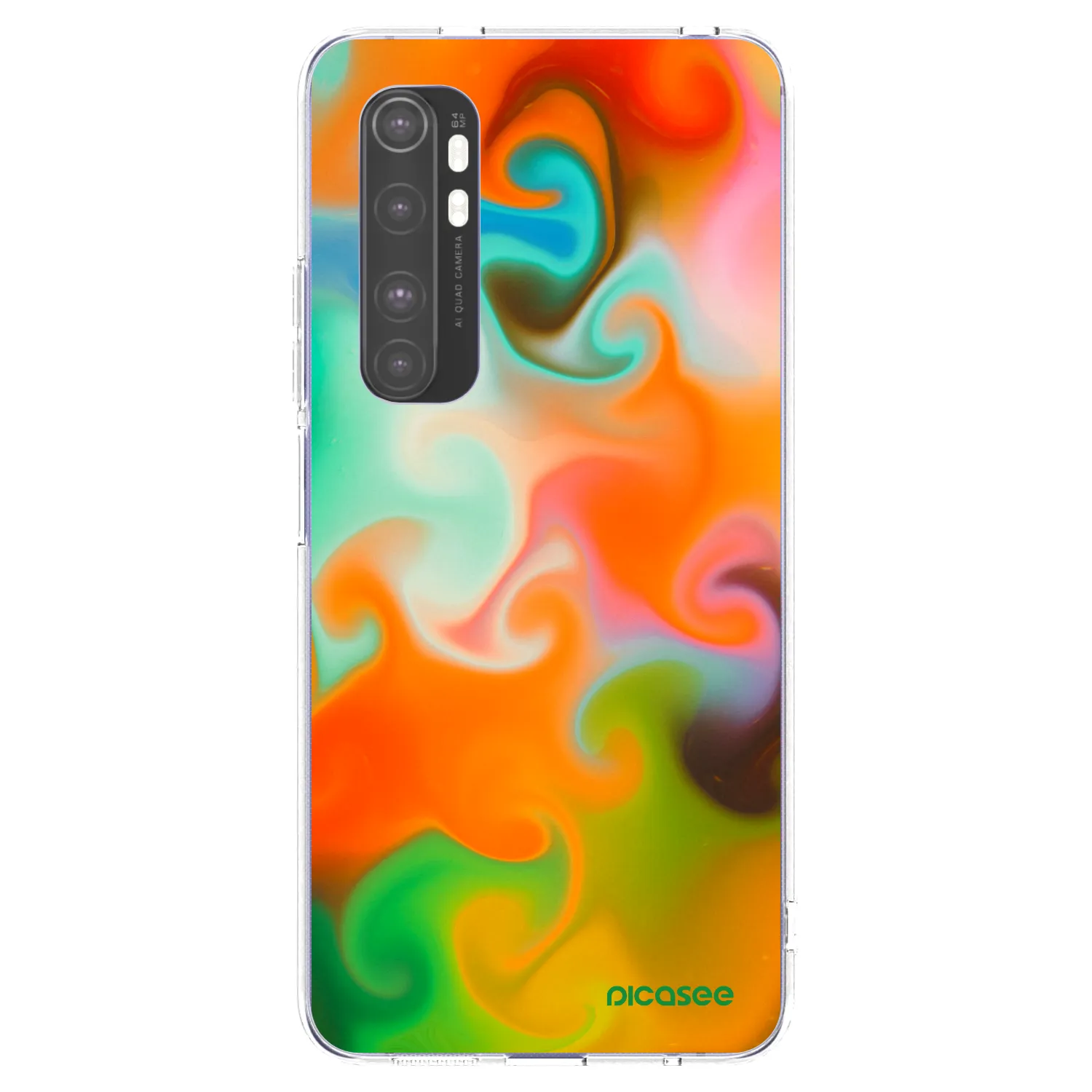 Picasee Xiaomi Mi Note 10 Lite Hülle - Transparentes Silikon - Juice