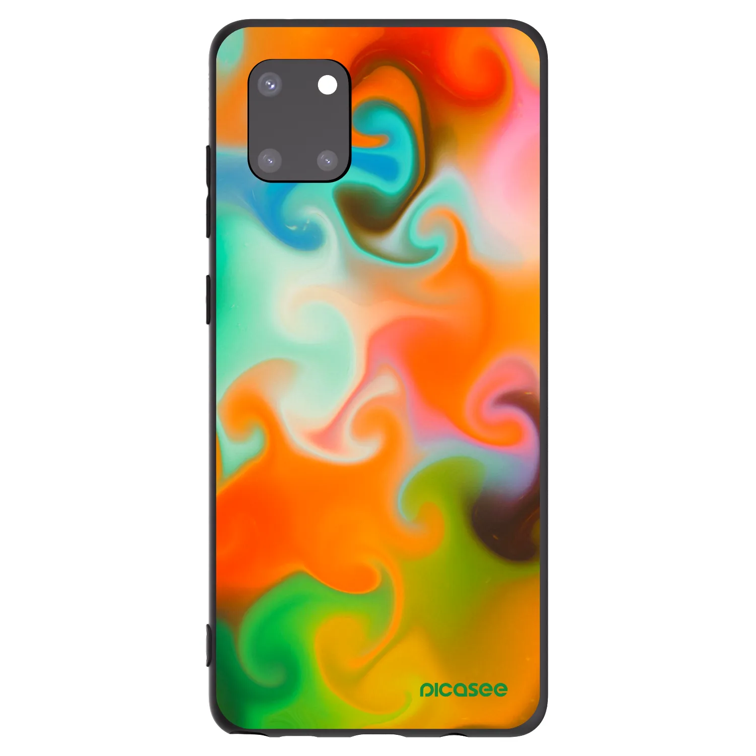 Picasee Samsung Galaxy Note 10 Lite N770F Hülle - Schwarzes Silikon - Juice