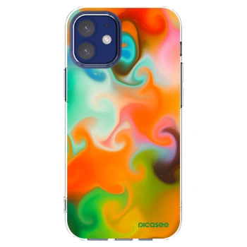 Picasee Apple iPhone 12 mini Hülle - Transparentes Silikon - Juice