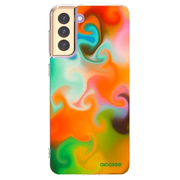 Picasee Samsung Galaxy S21+ 5G G996F Hülle - Transparentes Silikon - Juice