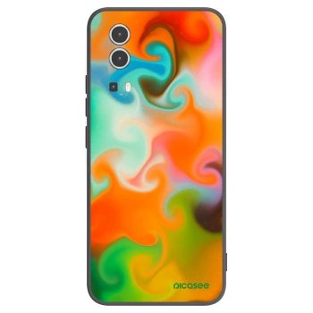 Picasee Vivo Y72 5G Hülle - Schwarzes Silikon - Juice