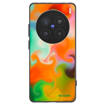 Picasee Vivo X200 Pro Hülle - Schwarzes Silikon - Juice