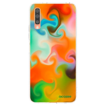 Picasee Samsung Galaxy A70 A705F Hülle - Transparentes Silikon - Juice