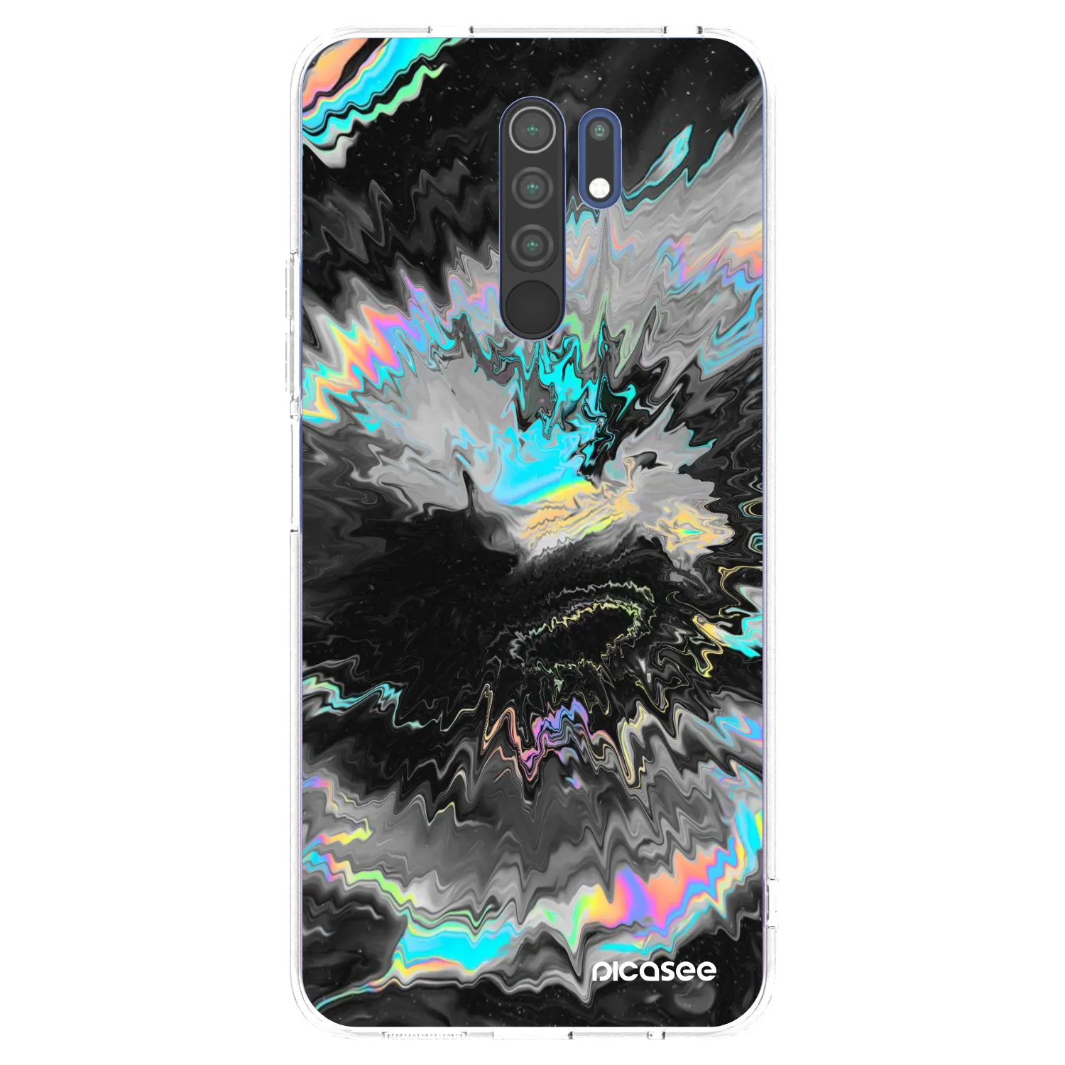 Picasee Xiaomi Redmi 9 Hülle - Transparentes Silikon - Magnetic