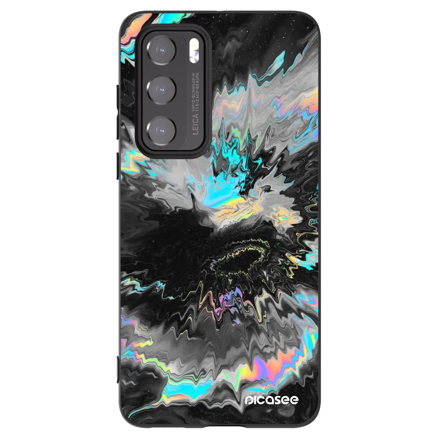 Picasee Huawei P40 Hülle - Schwarzes Silikon - Magnetic