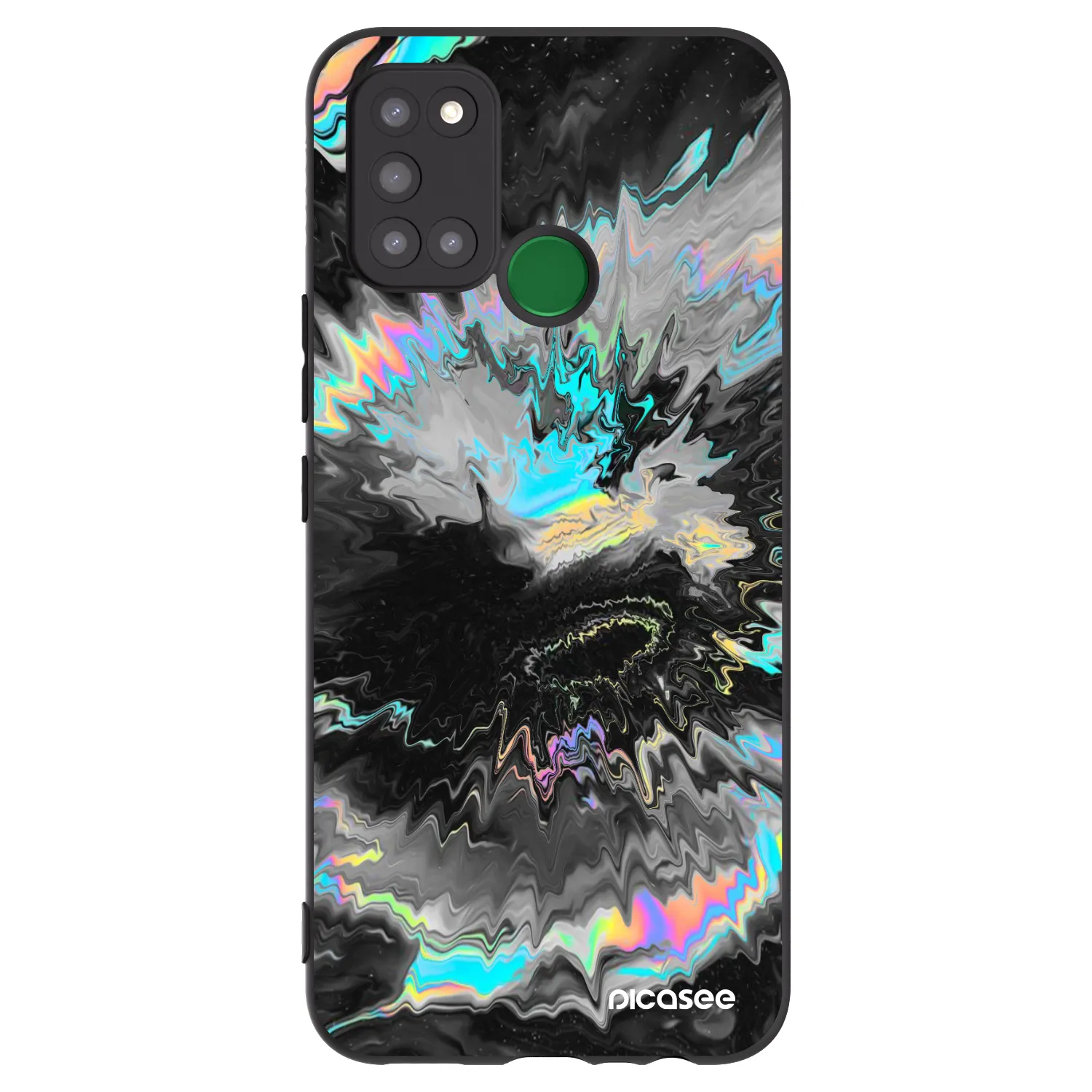 Picasee Realme 7i Hülle - Schwarzes Silikon - Magnetic