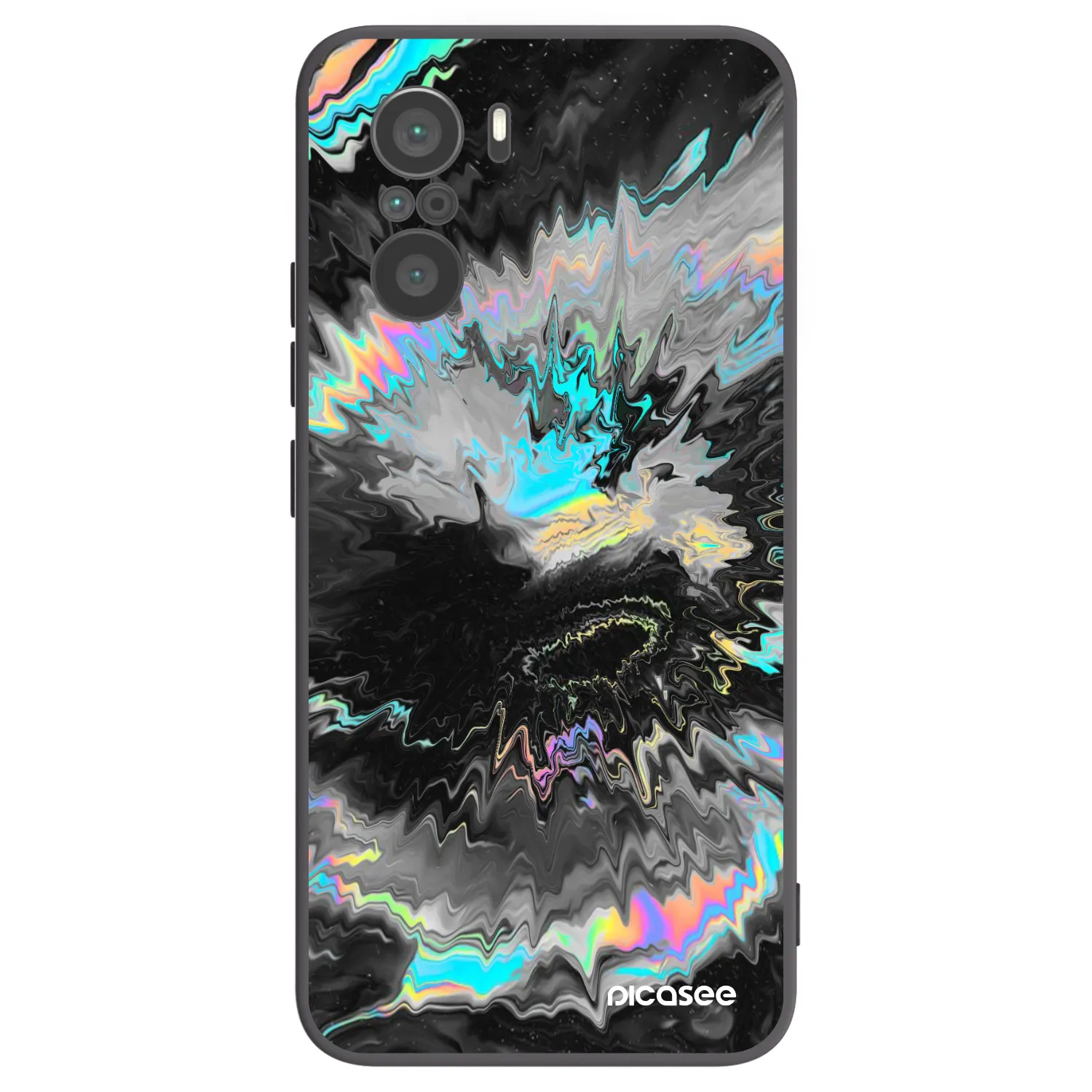 Picasee Xiaomi Poco F3 Hülle - Schwarzes Silikon - Magnetic